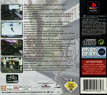 Courier Crisis - The Saga of the Modern Fatalist (EU) box cover back